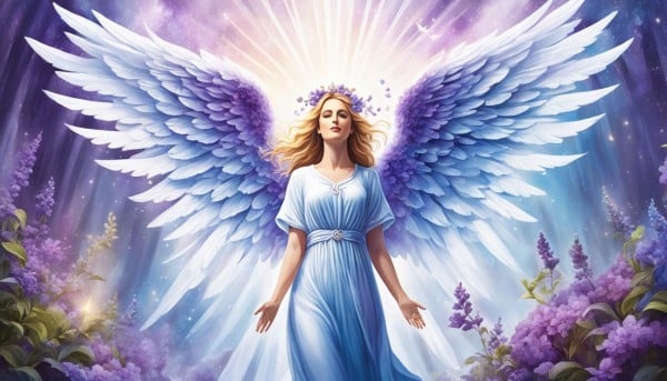 Angel in spiritual growth