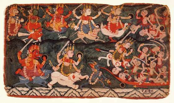 Battle between good & evil