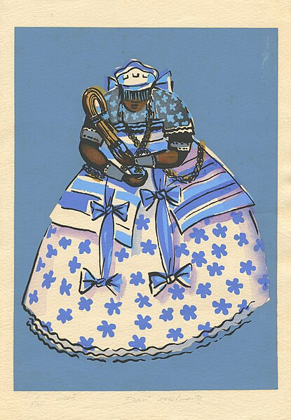 Nanã as pictured in Candomblé.