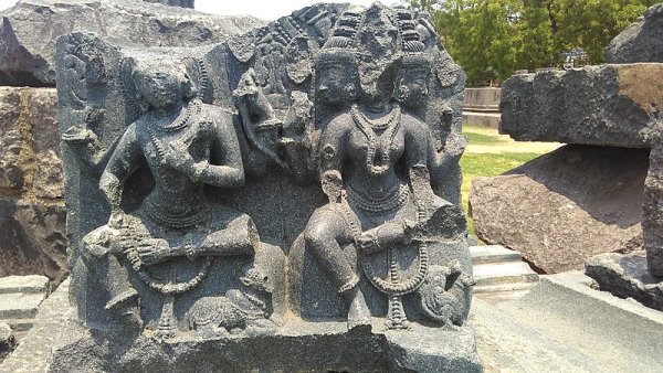Brahma and Saraswati in Holy Symphony