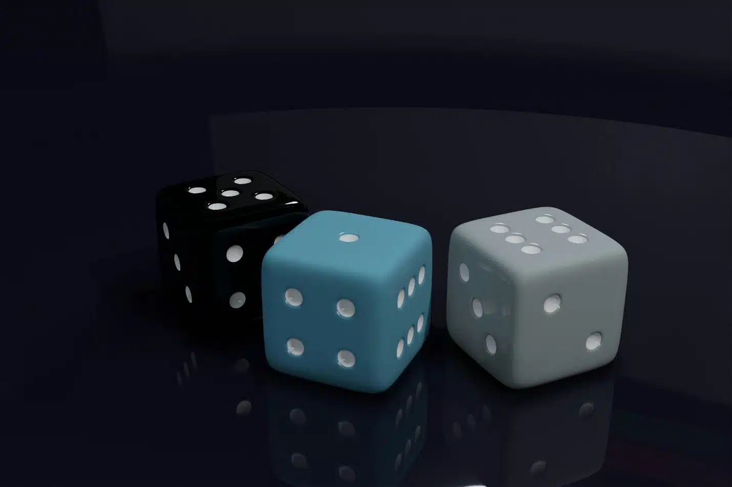 a couple of dice sitting on top of a table